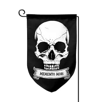 Amazon.com : Memento Mori Skull Remember Death Flag 12.5 x18